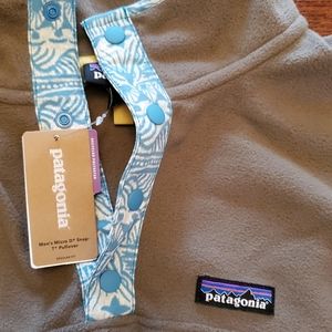 Patagonia micro snap pullover half zip grey
